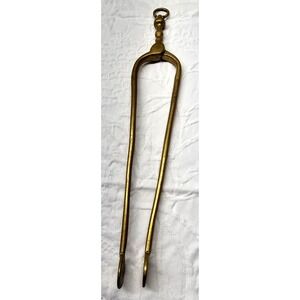 Antique 18th Century Brass English Fireplace Tool 12‎ 1/2"